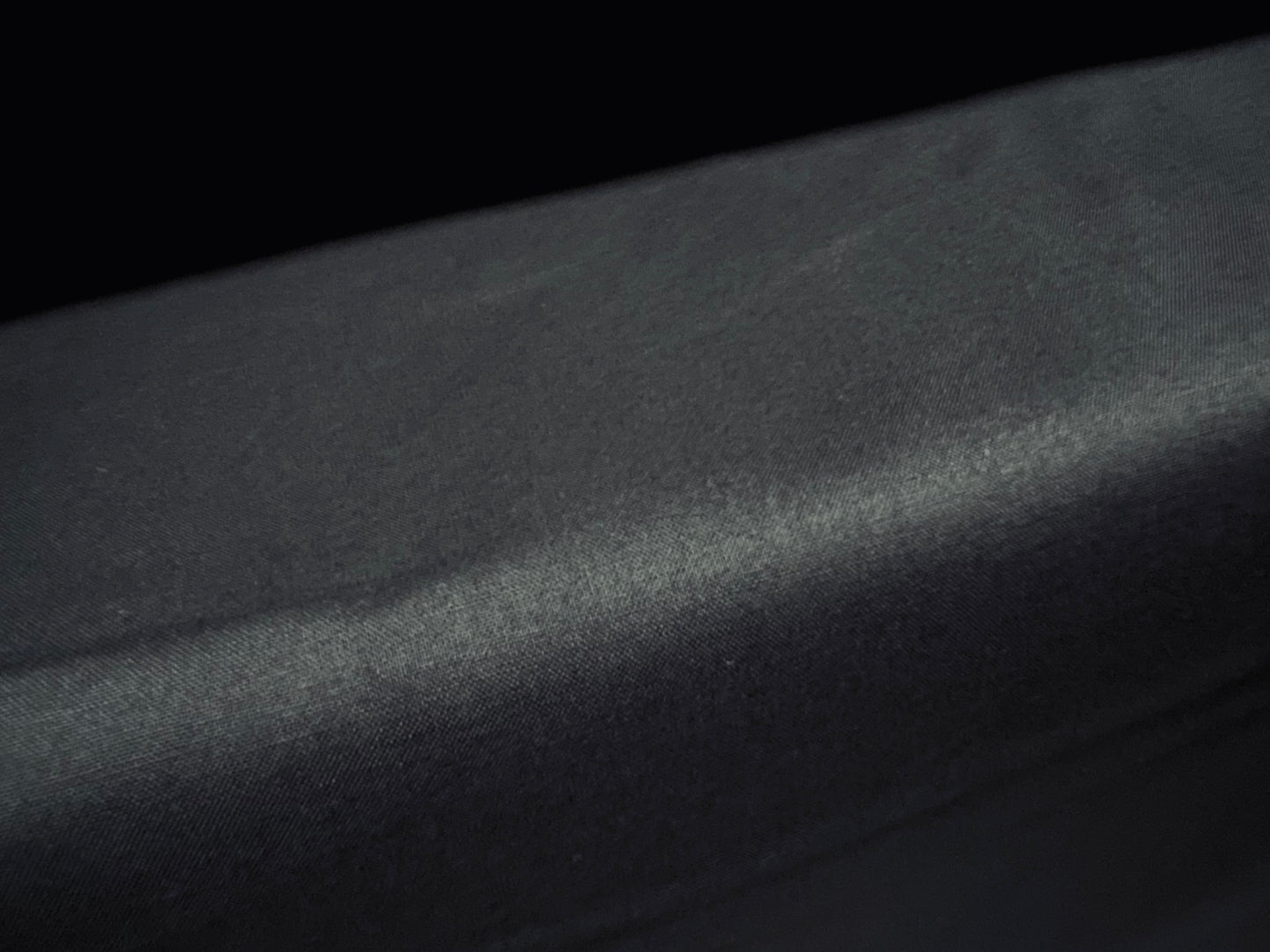 Cotton spandex plain woven fabric, per metre - black
