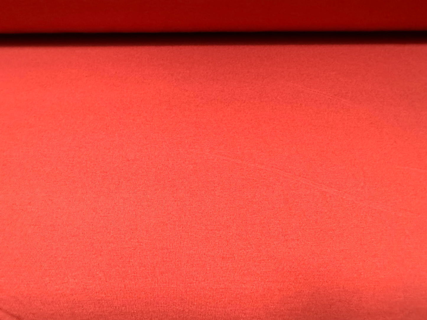 Viscose spandex stretch single jersey fabric, per metre - plain - burnt orange