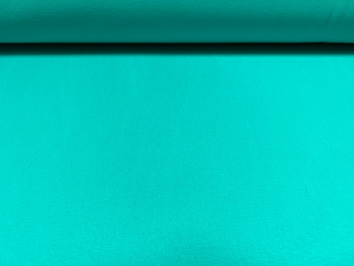 Viscose spandex stretch single jersey fabric, per metre - plain - turquoise