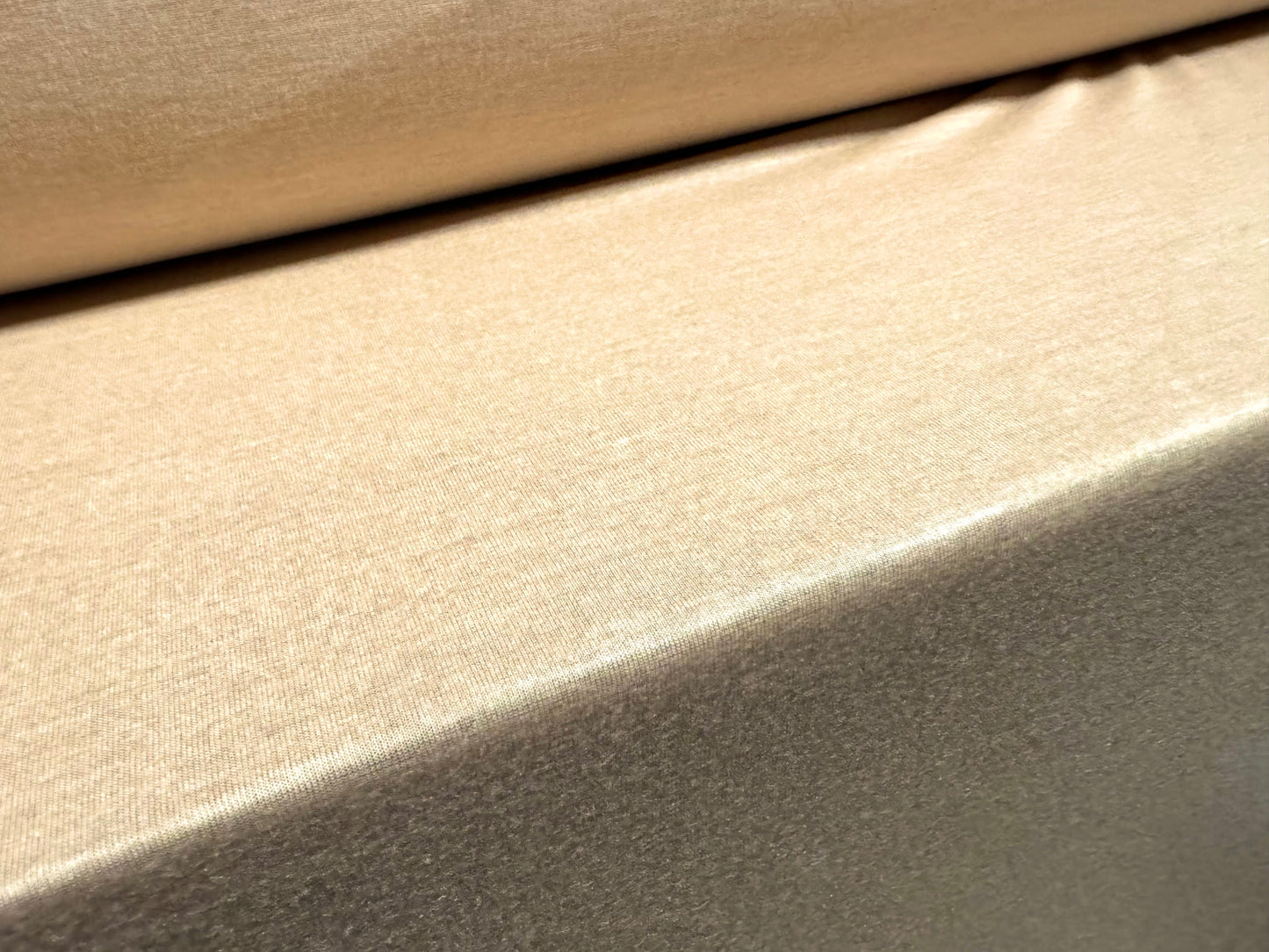 Lightweight viscose single jersey fabric, per metre - plain - nude
