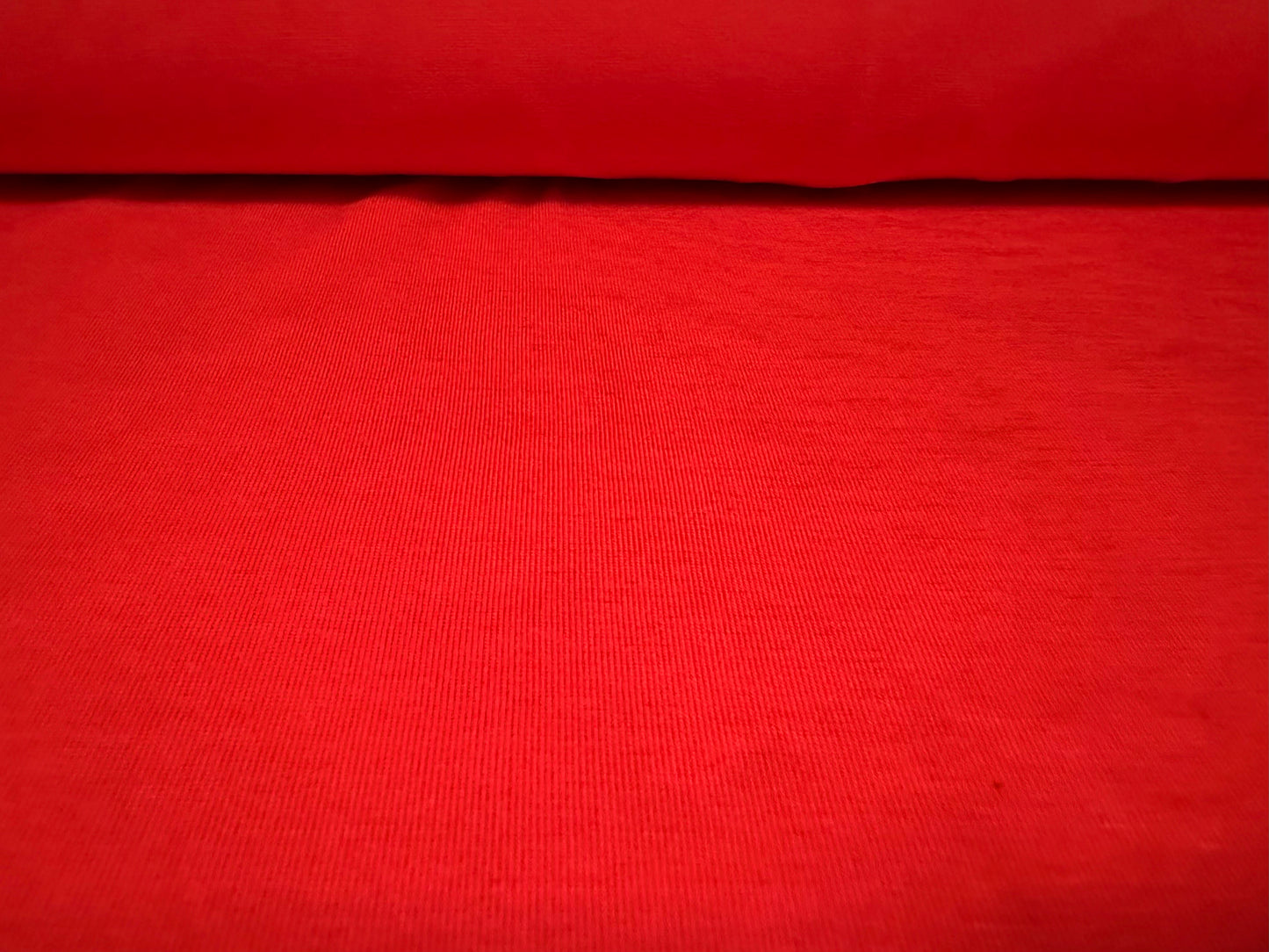 Bamboo spandex stretch single jersey fabric, per metre - plain - red