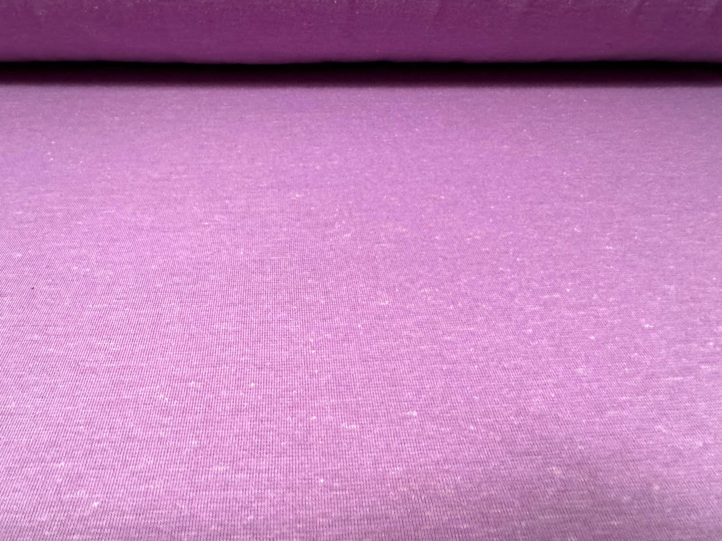 Soft handle single jersey fabric, per metre - slub - lilac