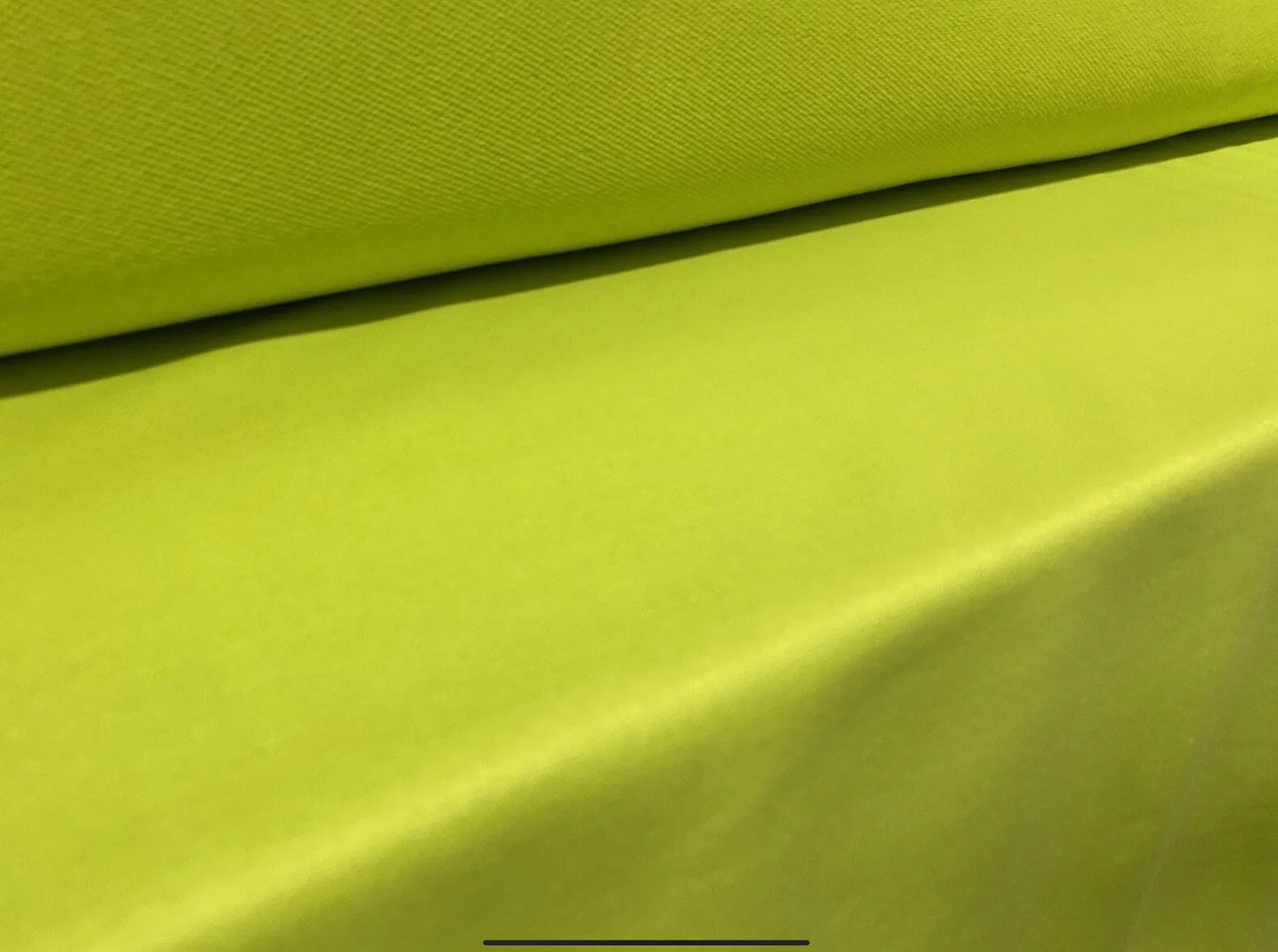 French Terry loopback sweatshirt fabric, per metre - plain - lime green