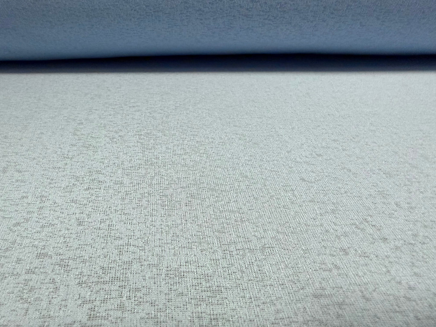 Thick & thin stretch spandex single jersey fashion fabric, per metre - plain - sky blue