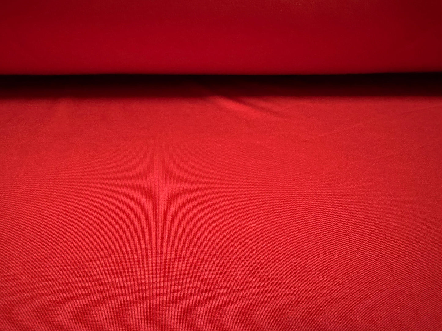 Stretch spandex jersey fashion fabric, per metre - plain - red