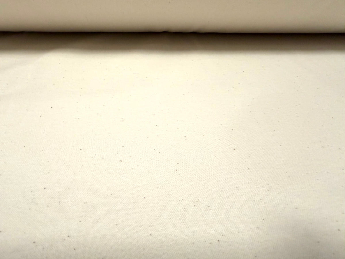 Plain weave cotton chino fabric, per metre - light cream