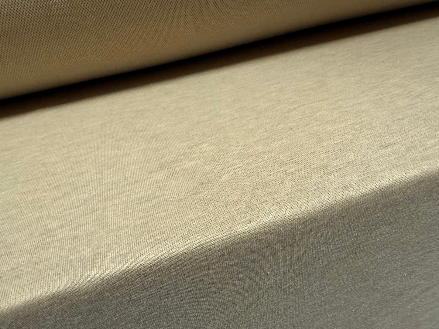 Pique single jersey xstatic fabric, per metre - plain - Beige
