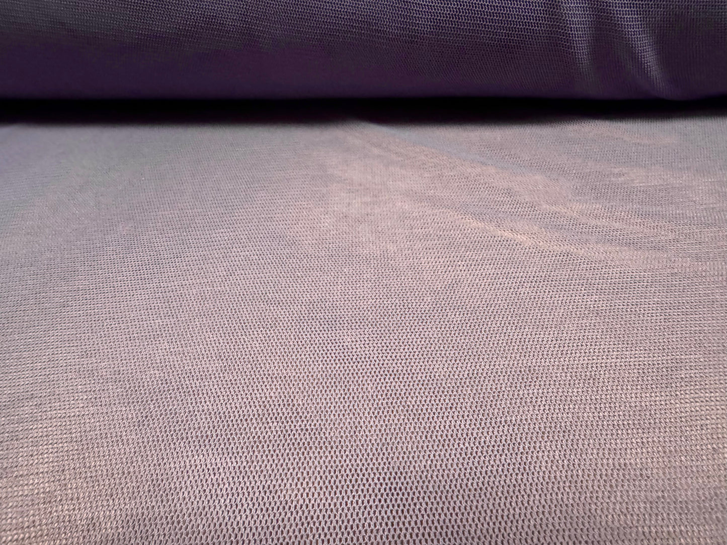 Lightweight mesh net fabric, per metre - plain - lavender
