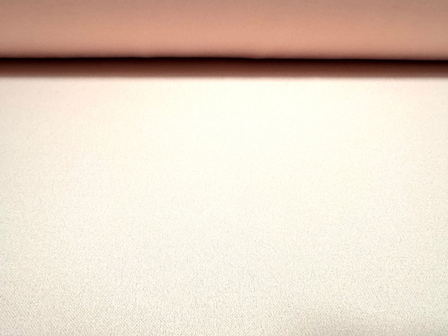 Scuba crepe stretch spandex double jersey fabric, per metre - plain - blush pink