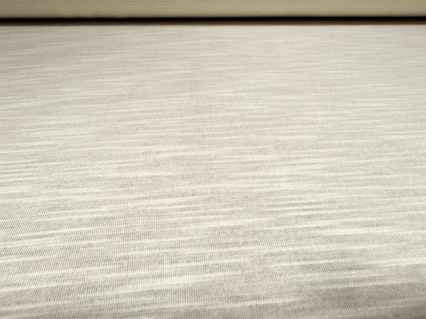 Soft handle single jersey fashion fabric, per metre - slub - cream