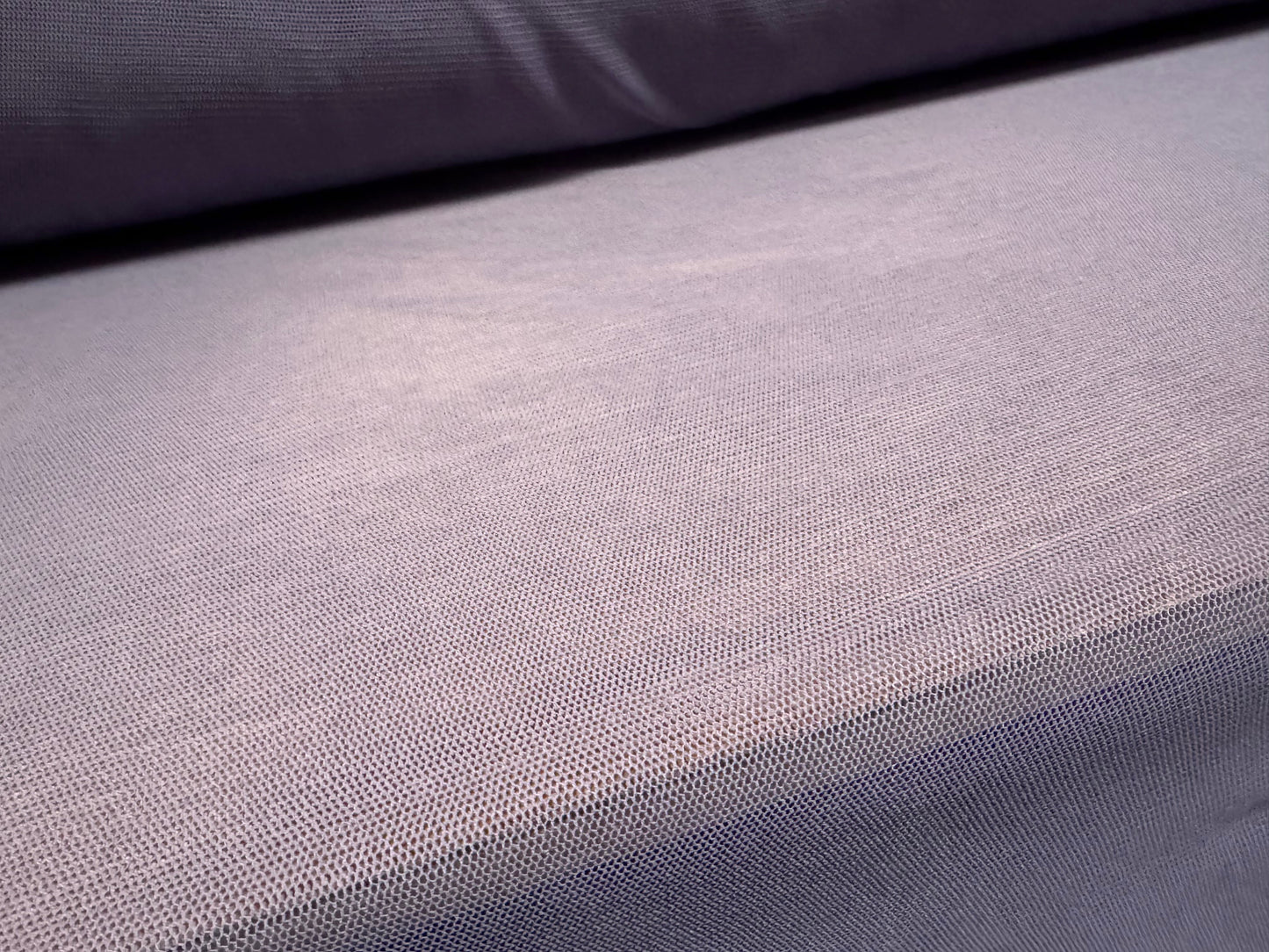 Lightweight mesh net fabric, per metre - plain - lavender
