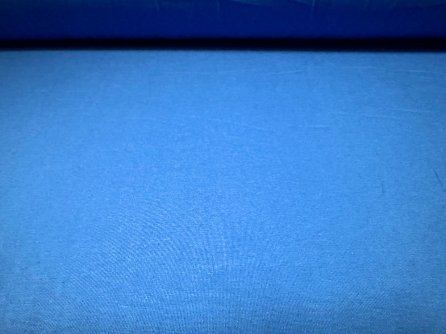 Cotton spandex stretch single jersey fabric, per metre - plain - cobalt blue