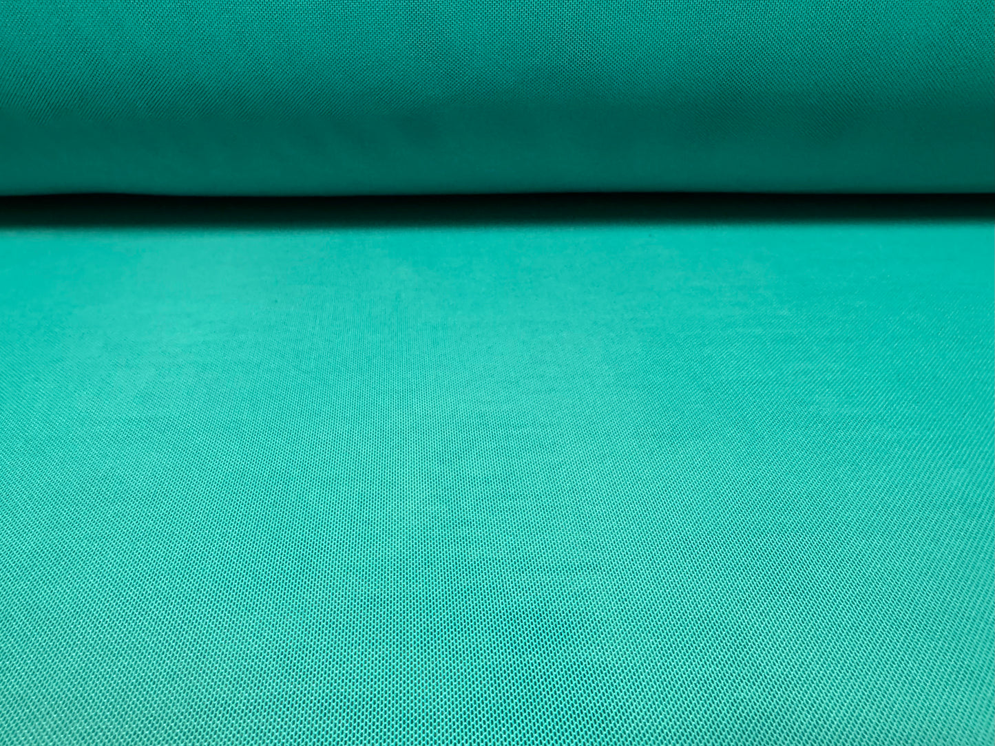 Power mesh net stretch spandex fabric, per metre - plain - cyan