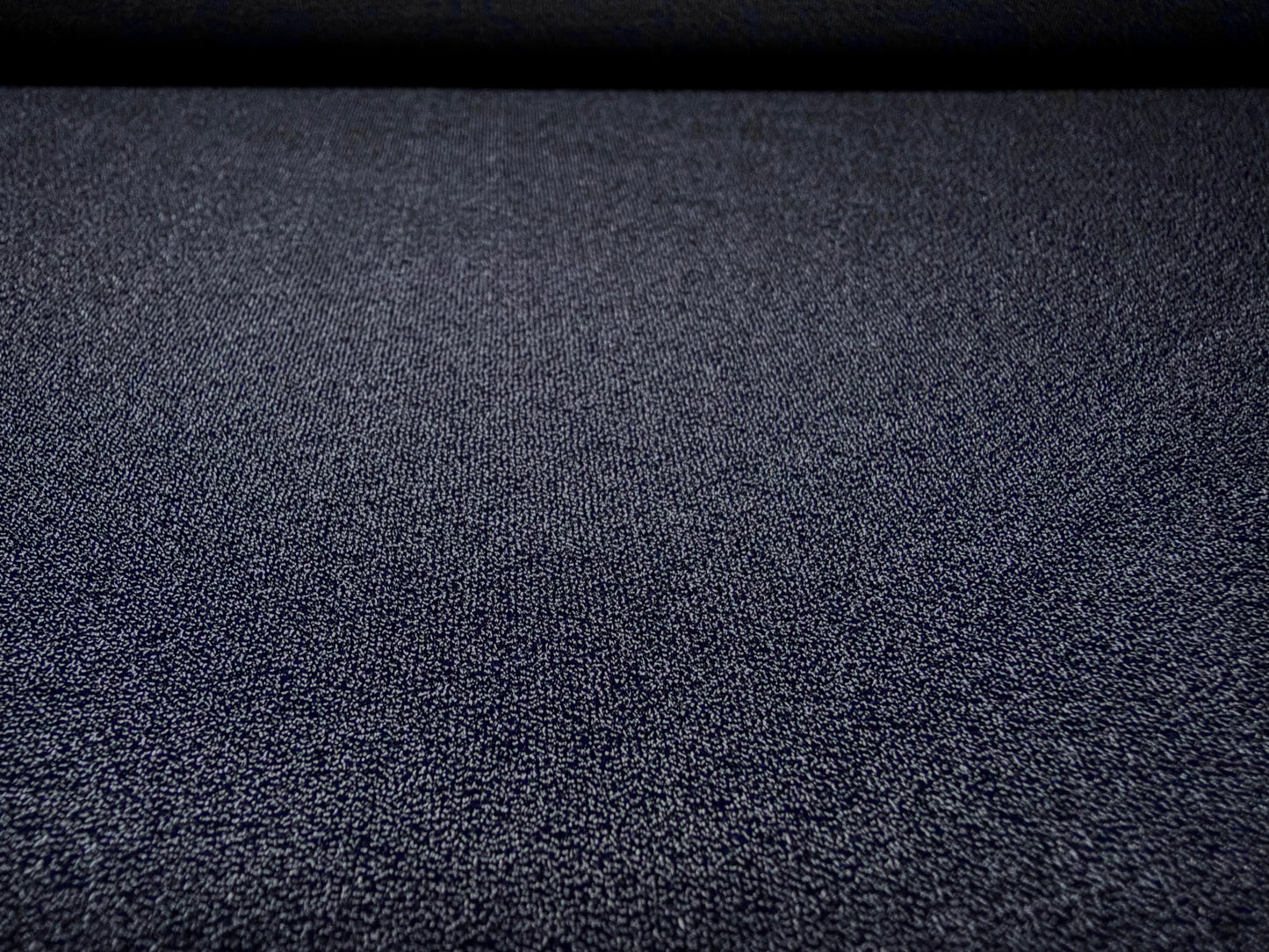 Valentino stretch crepe jersey fabric, per metre - plain - midnight blue