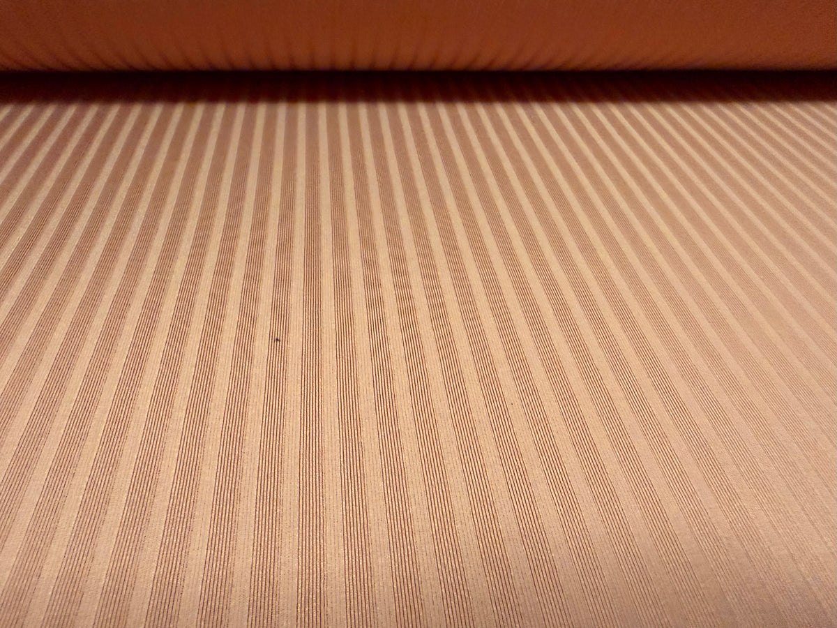 Stretch spandex rib jersey knit fabric, per metre - plain - toasted peach