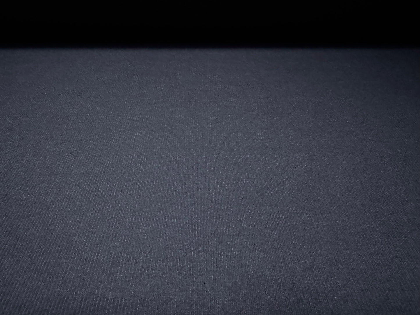 Fine ribbed spandex stretch jersey fabric, per metre - plain - dark navy blue