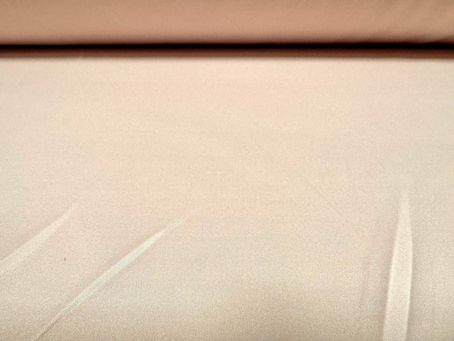 Scuba stretch spandex double jersey fabric, per metre - plain - blush pink