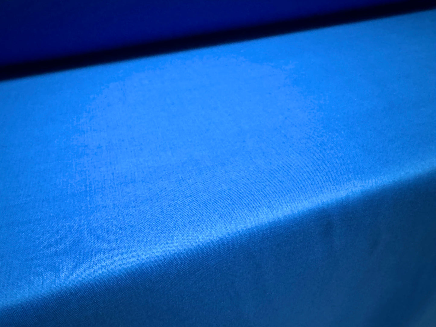 Cotton plain weave fabric, per metre - cobalt blue