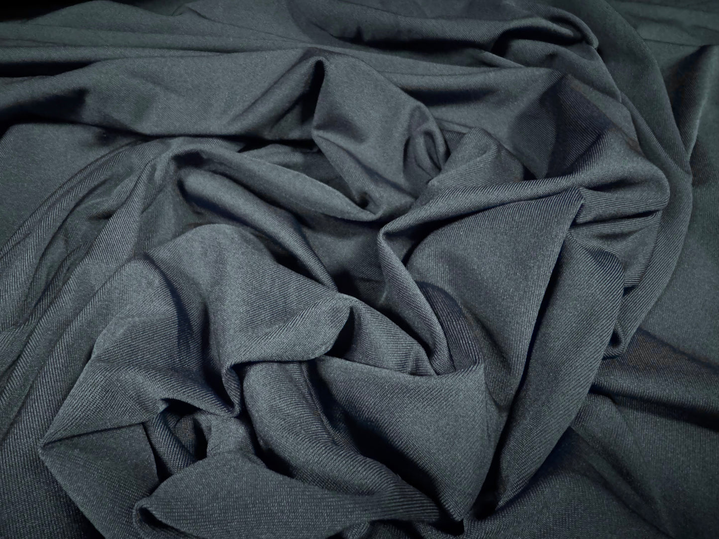 Stretch spandex single Jersey fabric, per metre - plain - slate