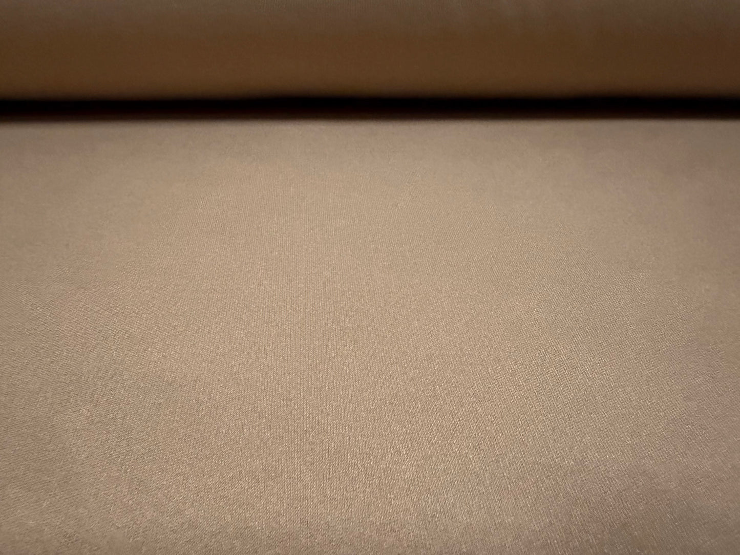 Single jersey fashion fabric, per metre - plain - fawn
