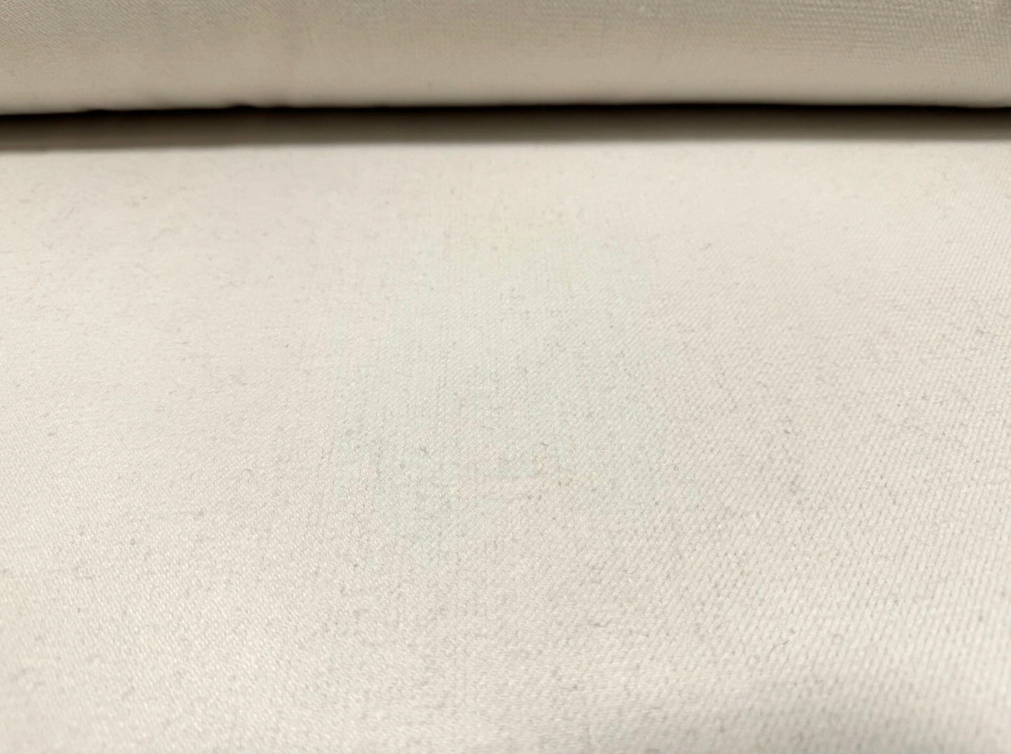 Heavyweight wool mouflon flannel fabric, per metre - plain - winter white