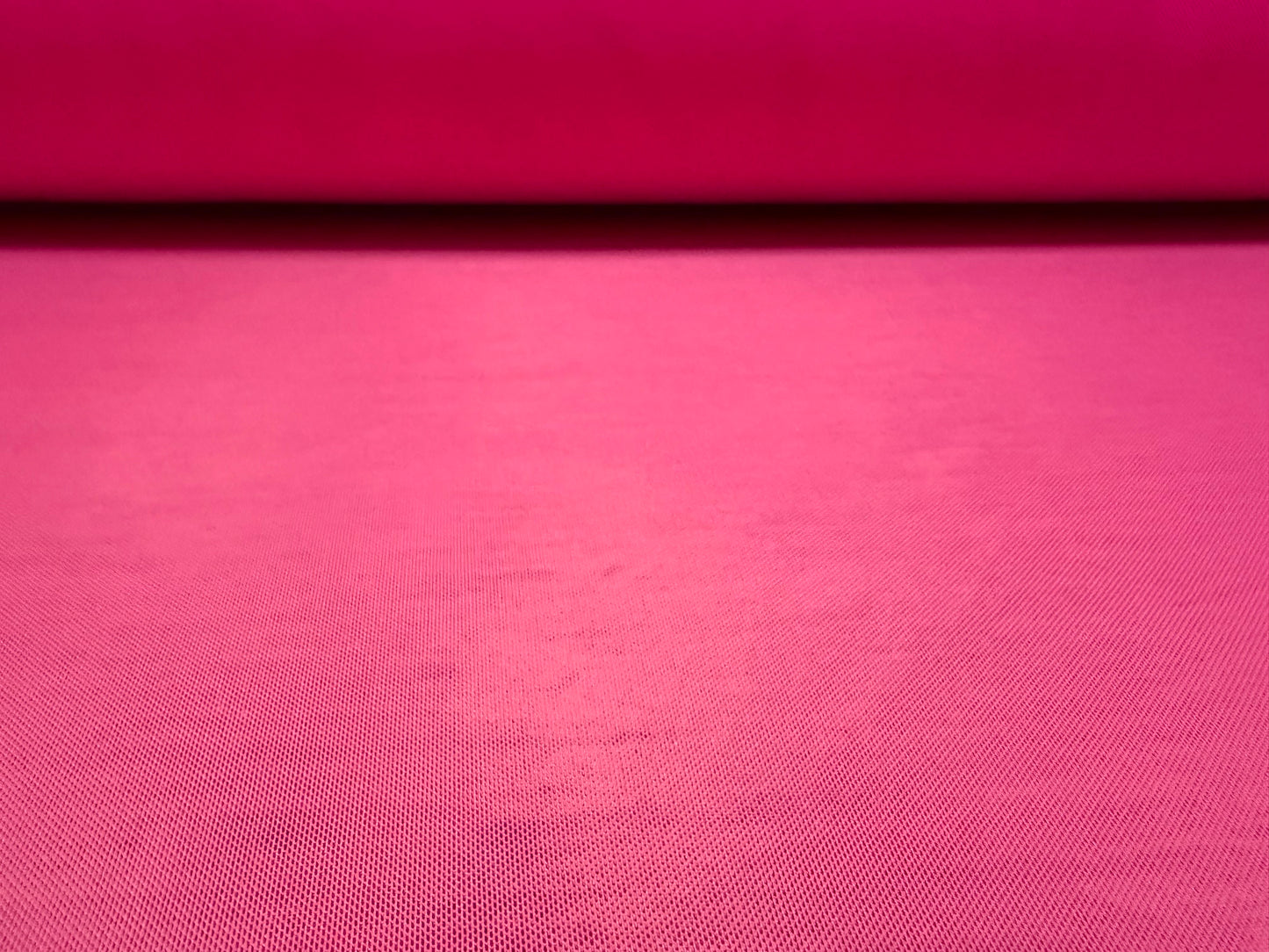 Power mesh net stretch spandex fabric, per metre - plain - fuchsia pink