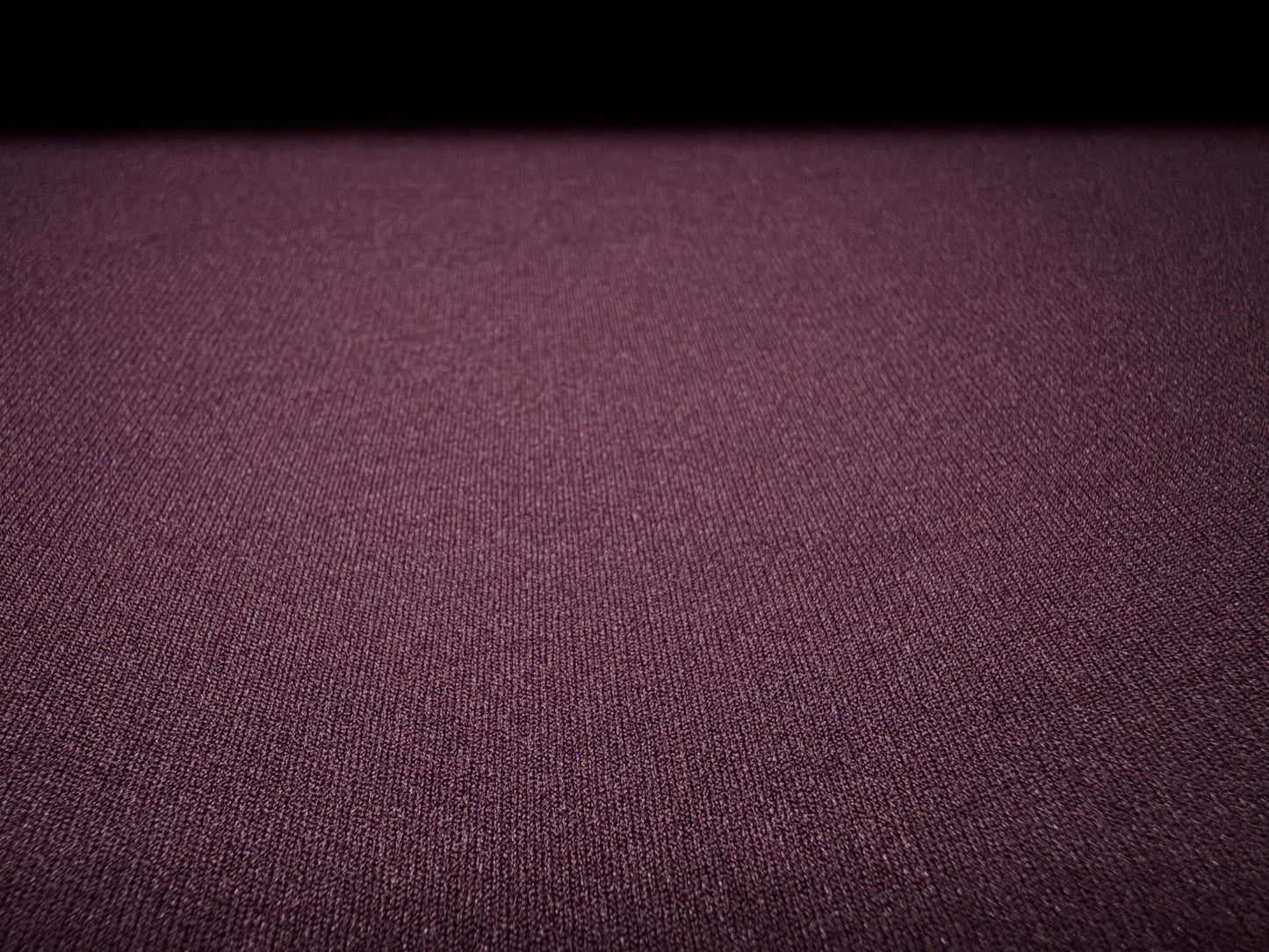 Single jersey mousse fabric, per metre - plain - dark plum