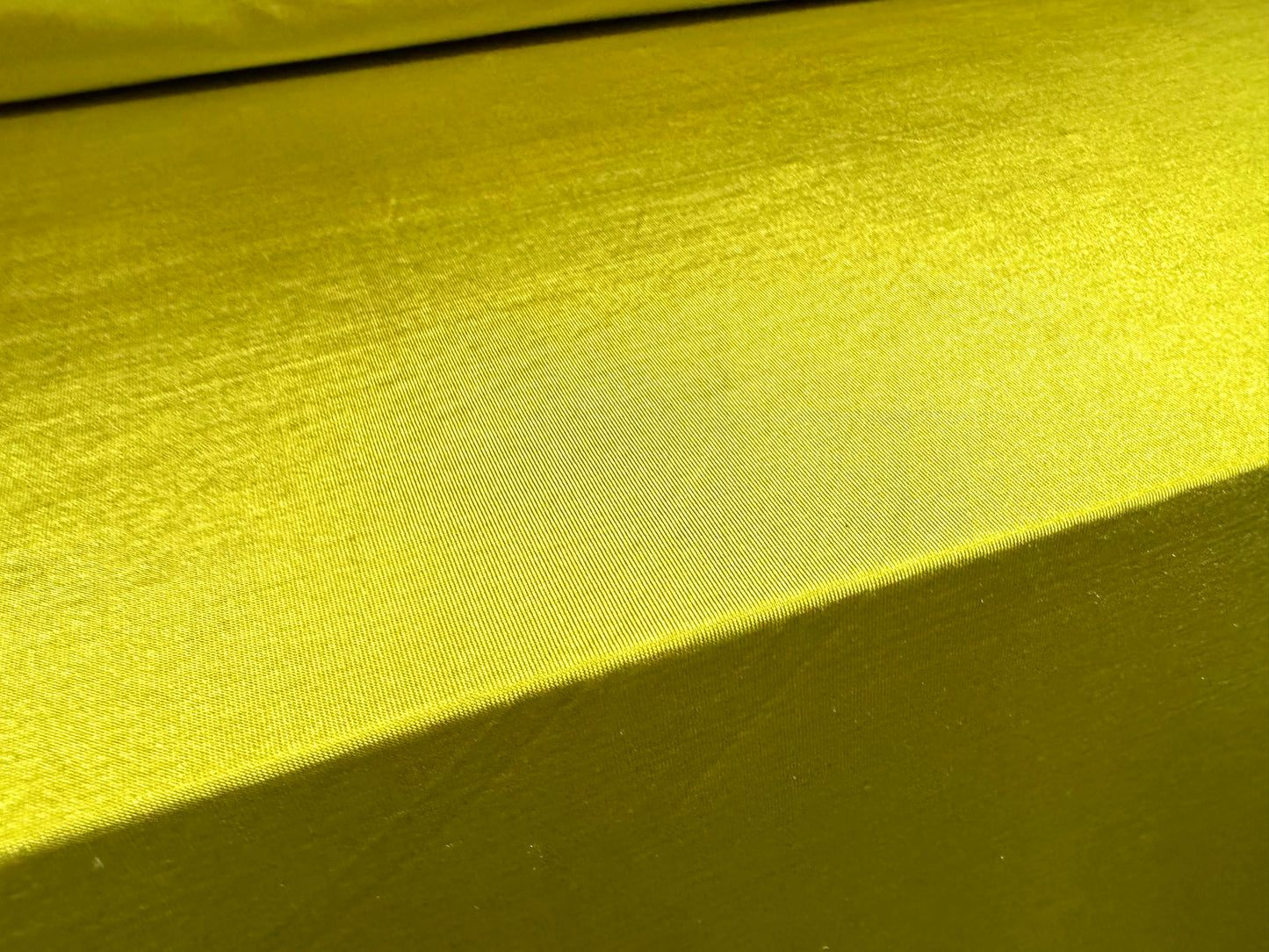 Disco shimmer stretch spandex jersey fabric, per metre - plain - chartreuse