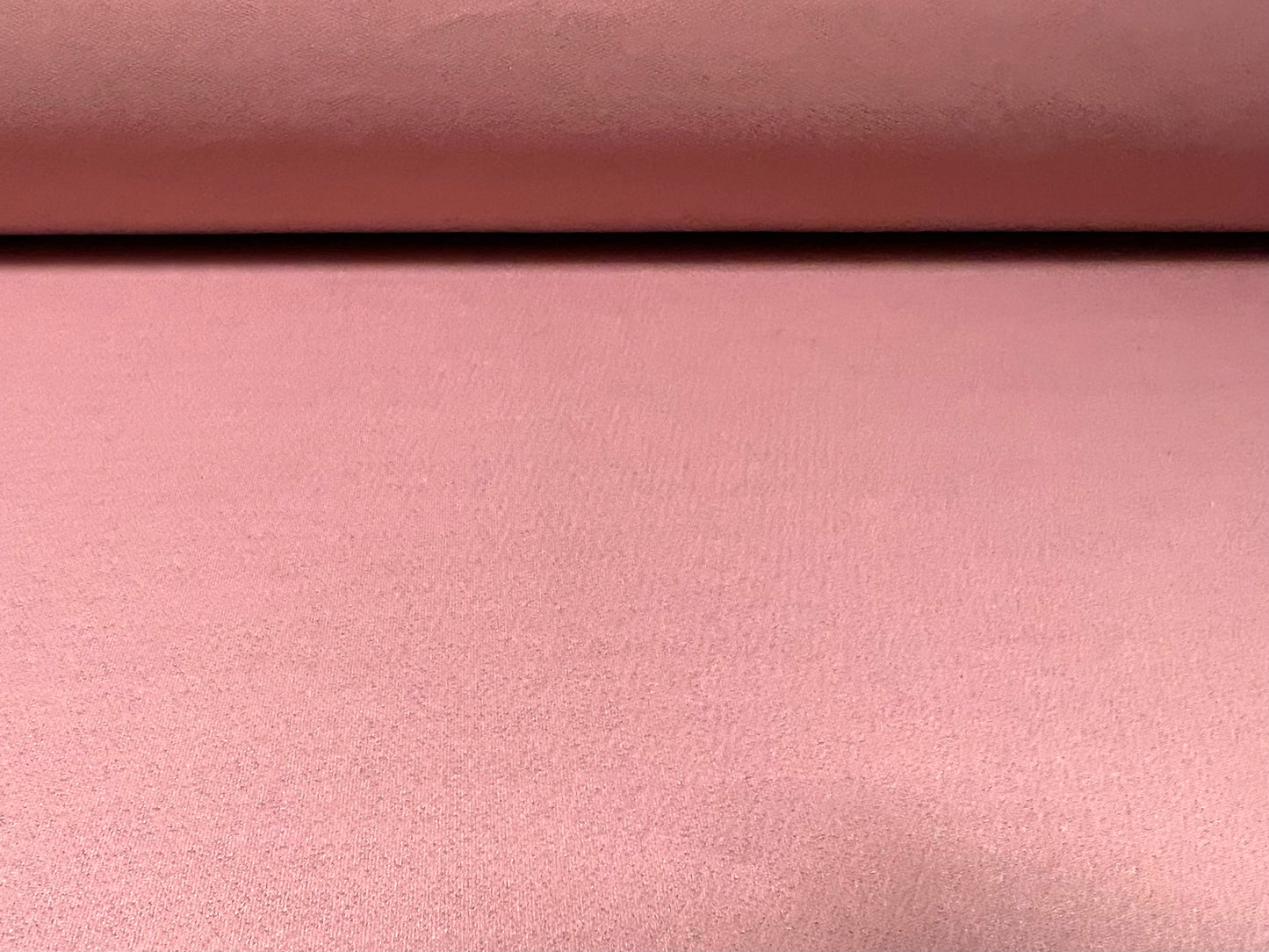 Stretch crepe back sateen single jersey fabric, per metre - plain - rose pink
