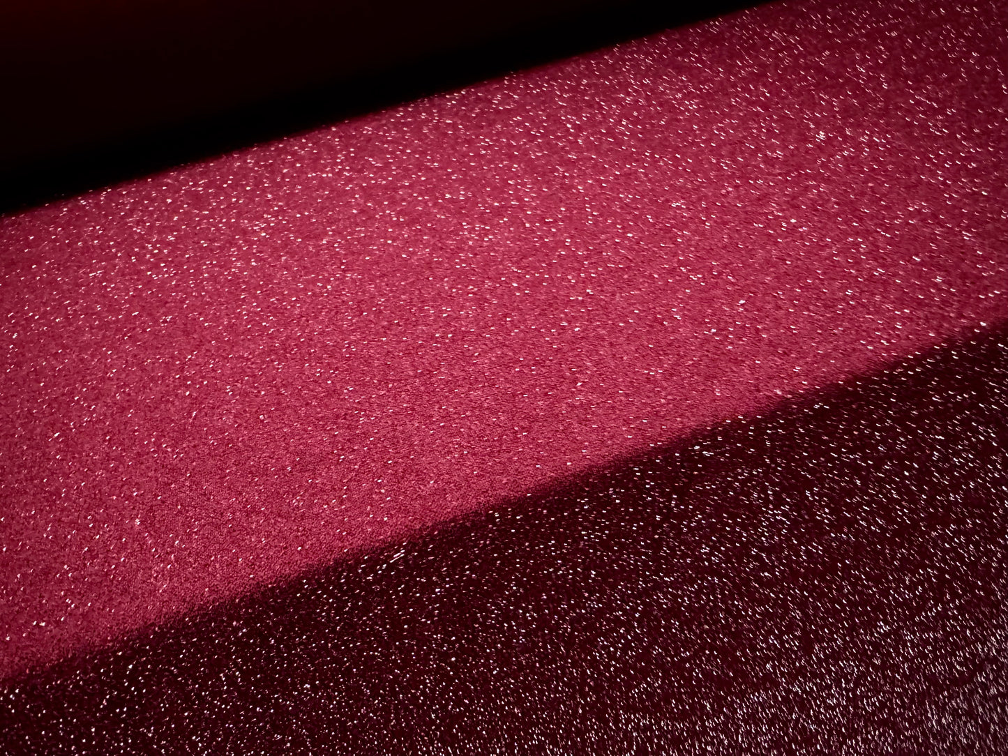 Metallic scuba stretch spandex double jersey fabric, per metre - wine with silver lurex