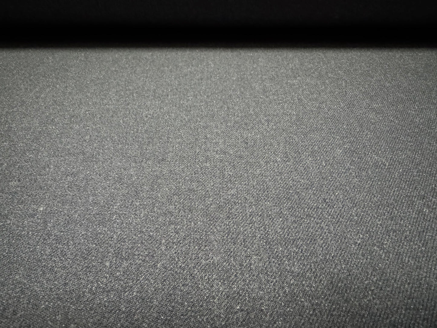 Crepe stretch suiting fabric, per metre - plain - grey