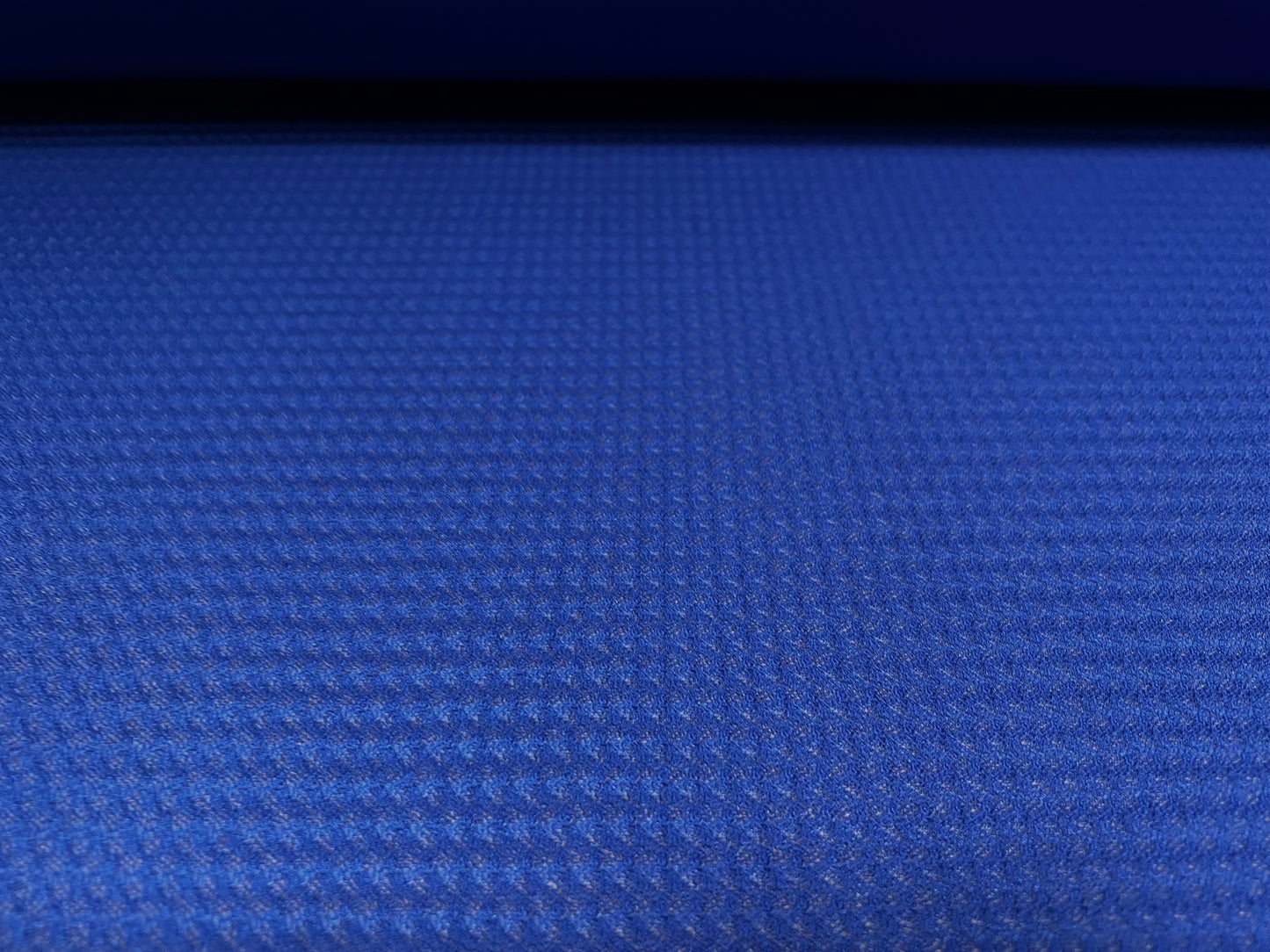 Power mesh net stretch spandex fabric, per metre - jacquard - cobalt blue