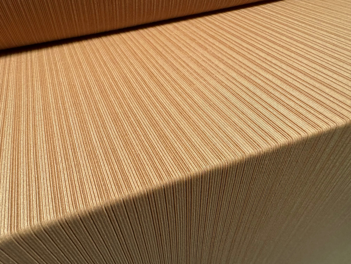 Fryce - variated stretch spandex rib jersey fabric, per metre - plain - caramel