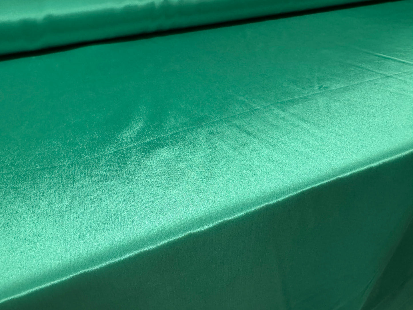 Crepe de chine woven dress fabric, per metre - plain - jade green