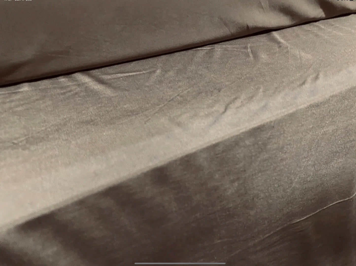 Stretch spandex ITY single jersey fabric, per metre - plain - taupe