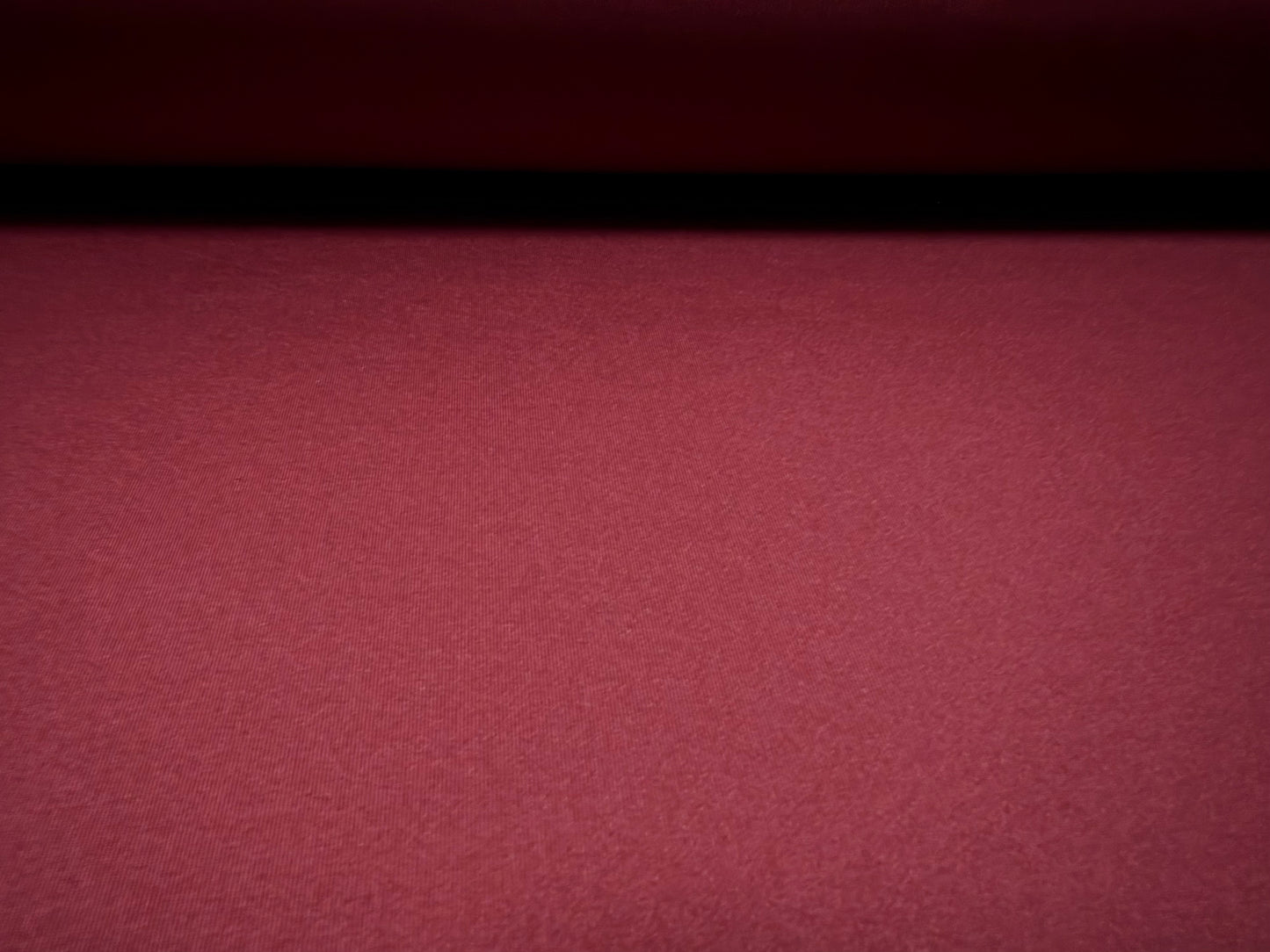 Lightweight stretch single jersey fabric, per metre - plain - burgundy