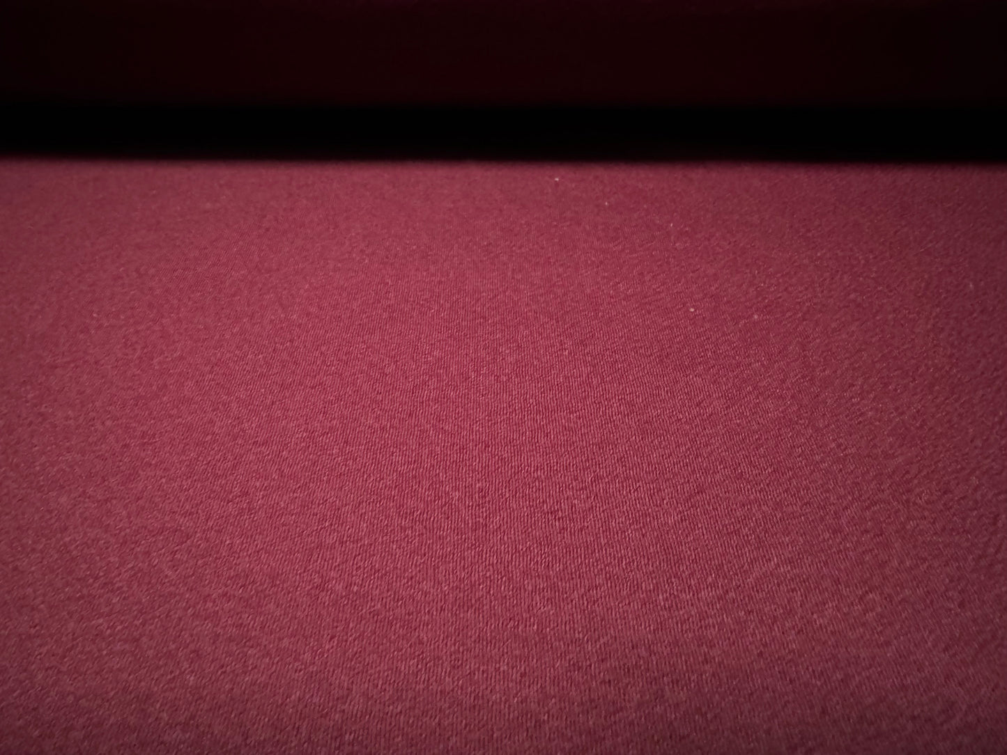 Liverpool textured scuba stretch spandex jersey fabric, per metre - plain - burgundy