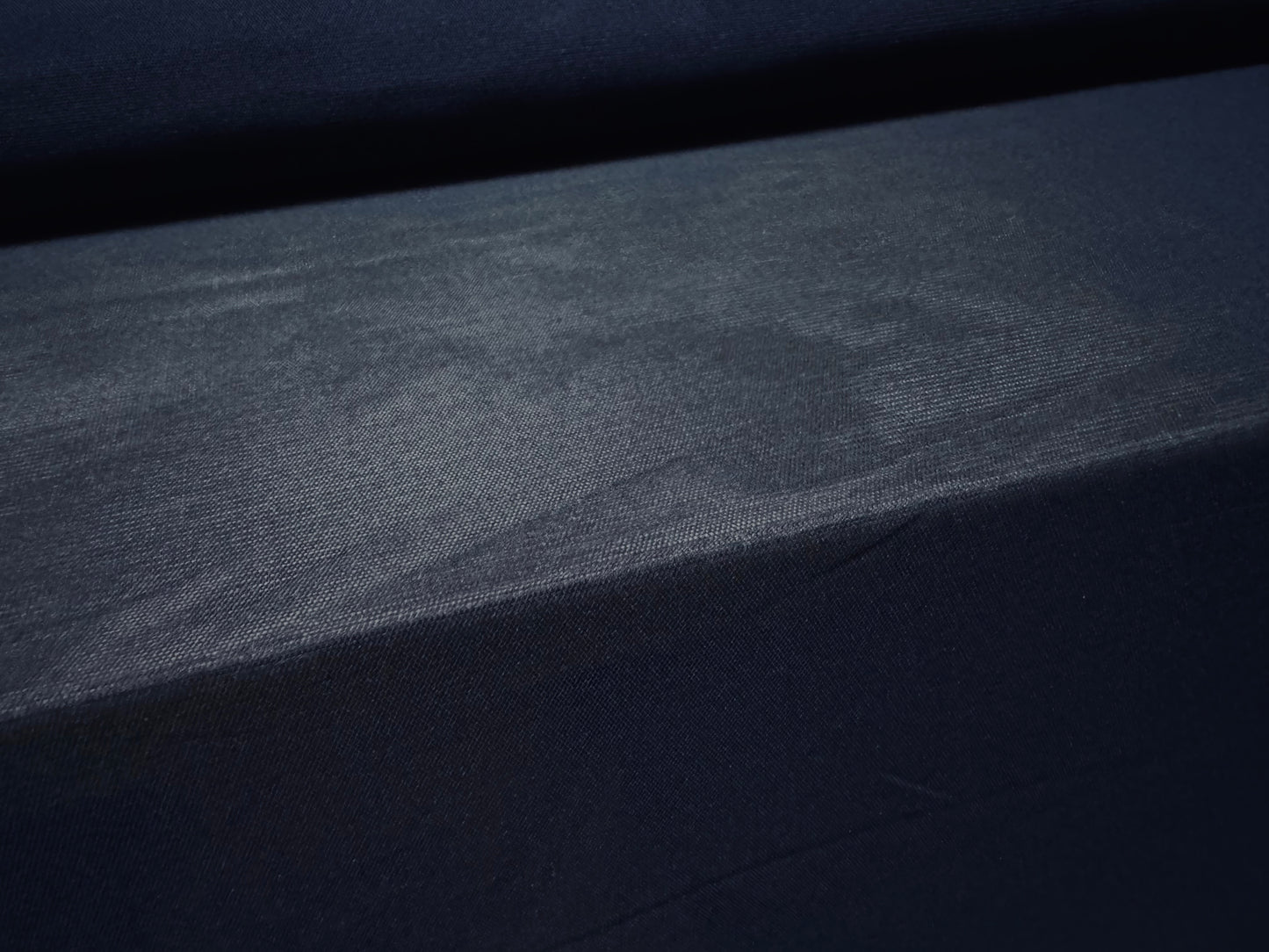 Power mesh net stretch spandex crepe fabric, per metre - Plain - dark navy blue
