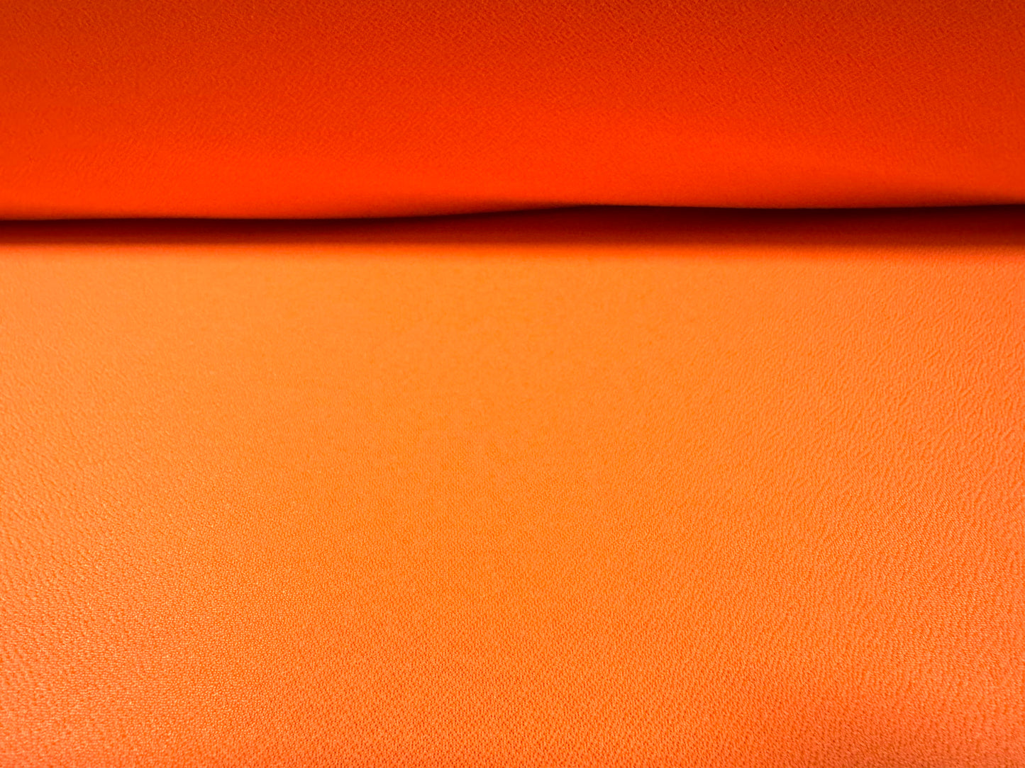Valentino crepe stretch spandex jersey fabric - per metre - plain - fluorescent orange