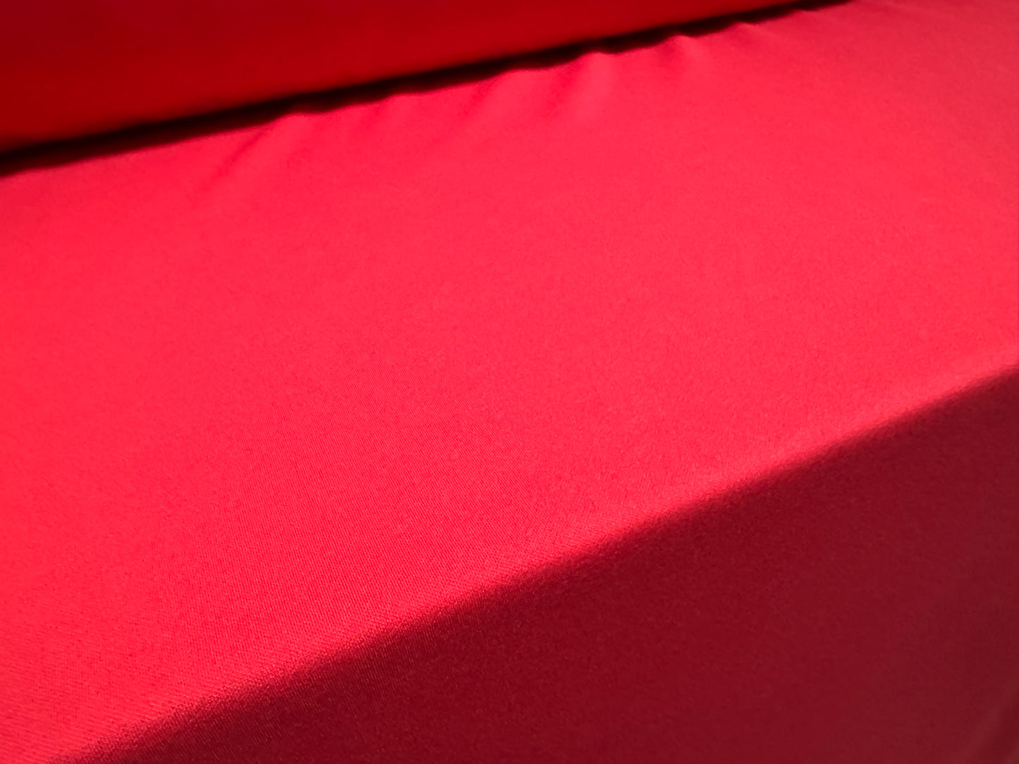 Scuba stretch spandex double jersey fabric, per metre - plain - strawberry jam