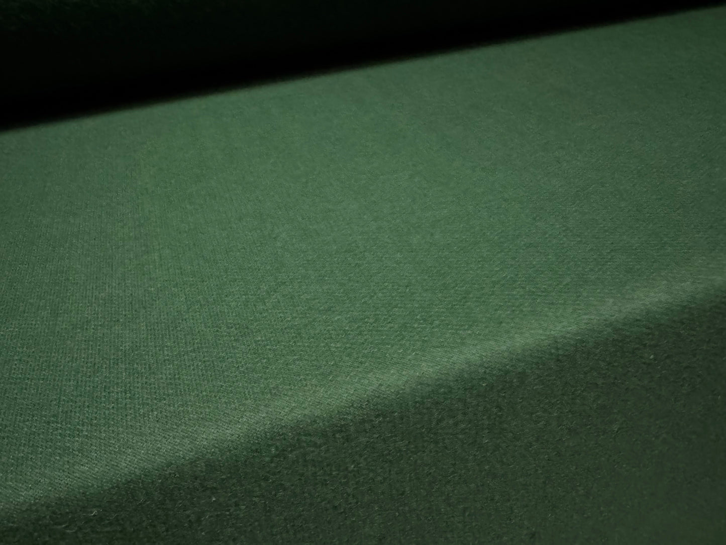 Sweatshirt fleece fabric, per metre - Plain - bottle green