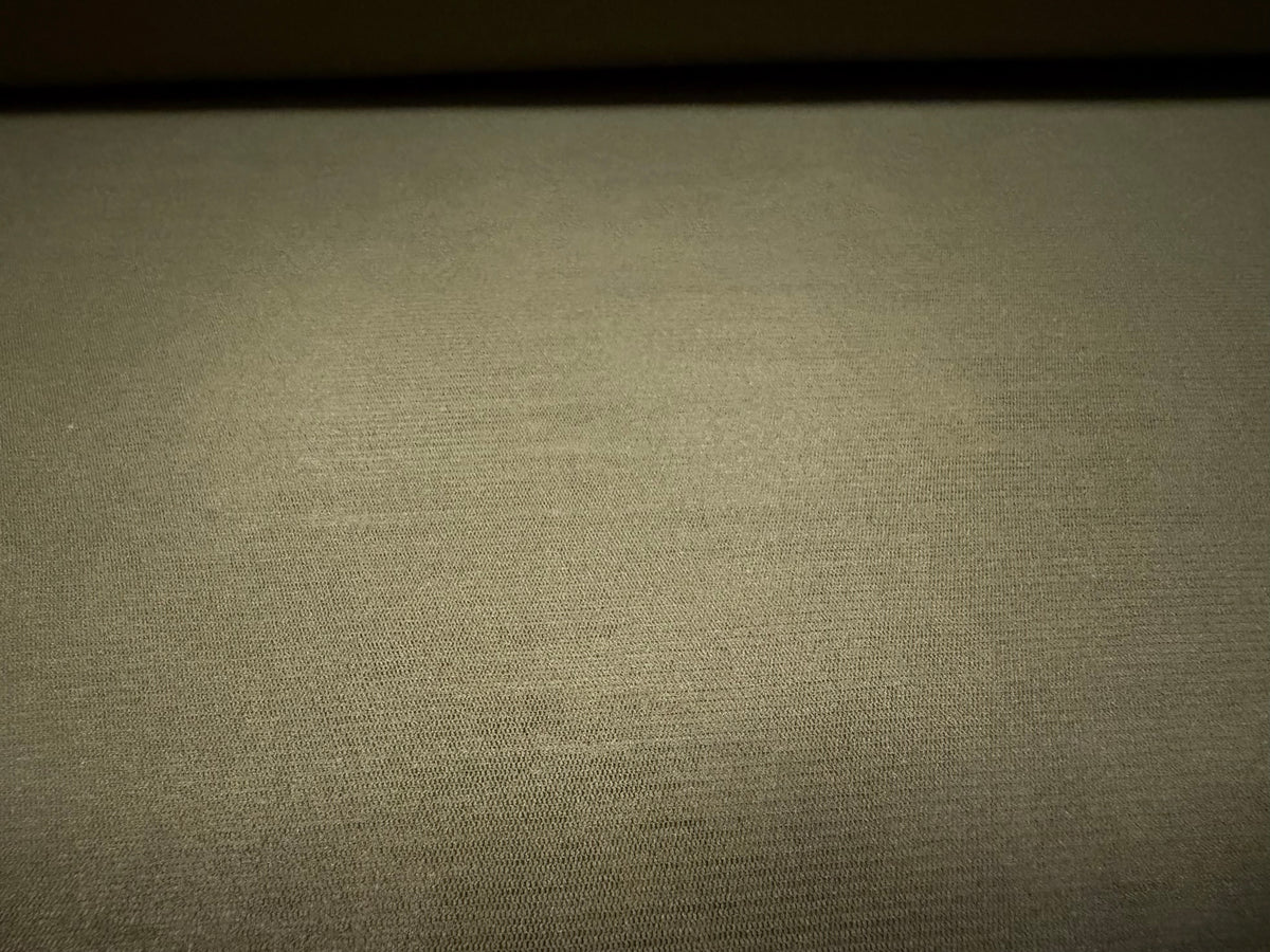 Stretch lightweight helenca mesh fabric, per metre - plain - Khaki green