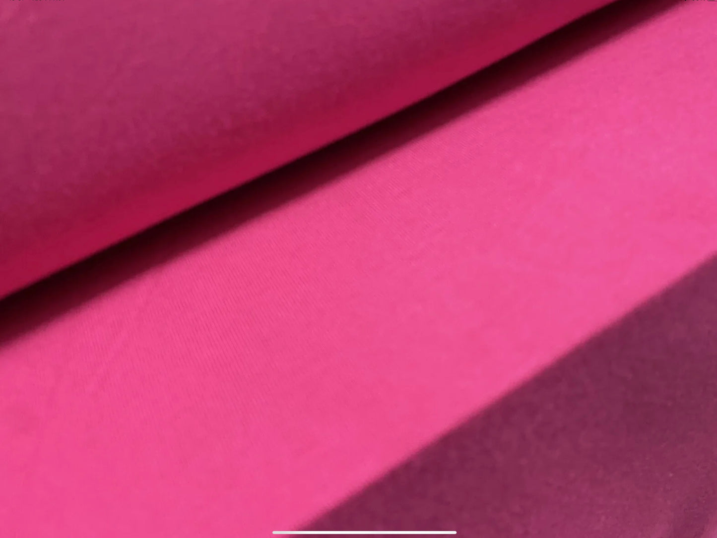 Viscose spandex stretch single jersey fabric, per metre - plain - hot cerise