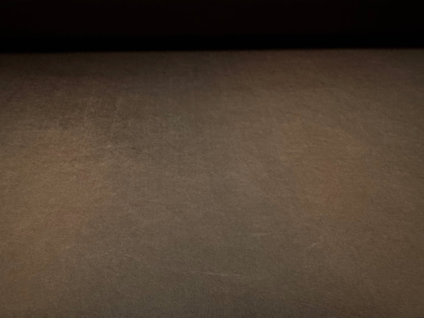 Soft touch spandex stretch jersey dress fabric, per metre - plain - dark brown