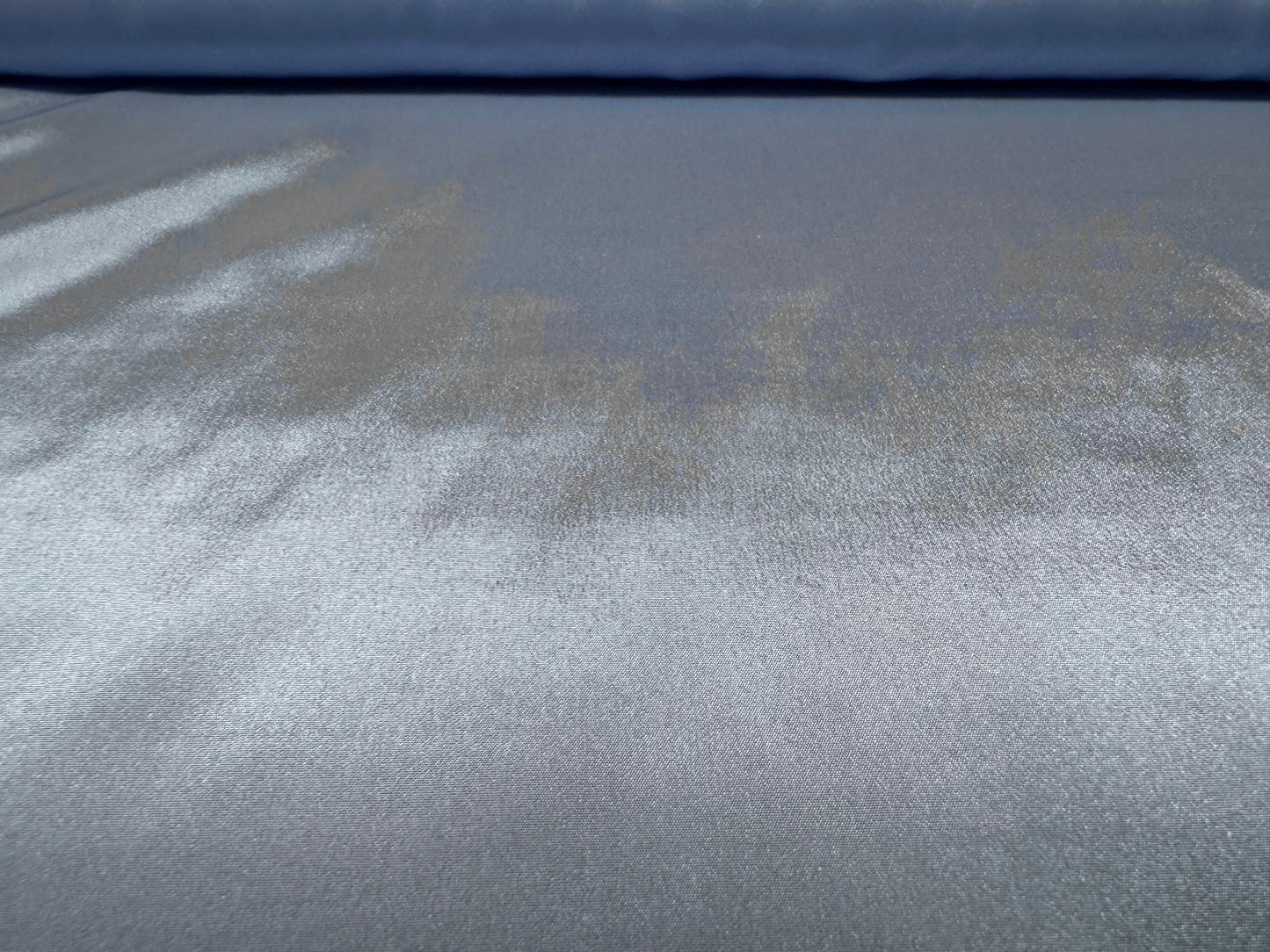Crepe de chine woven dress fabric, per metre - plain - pale blue