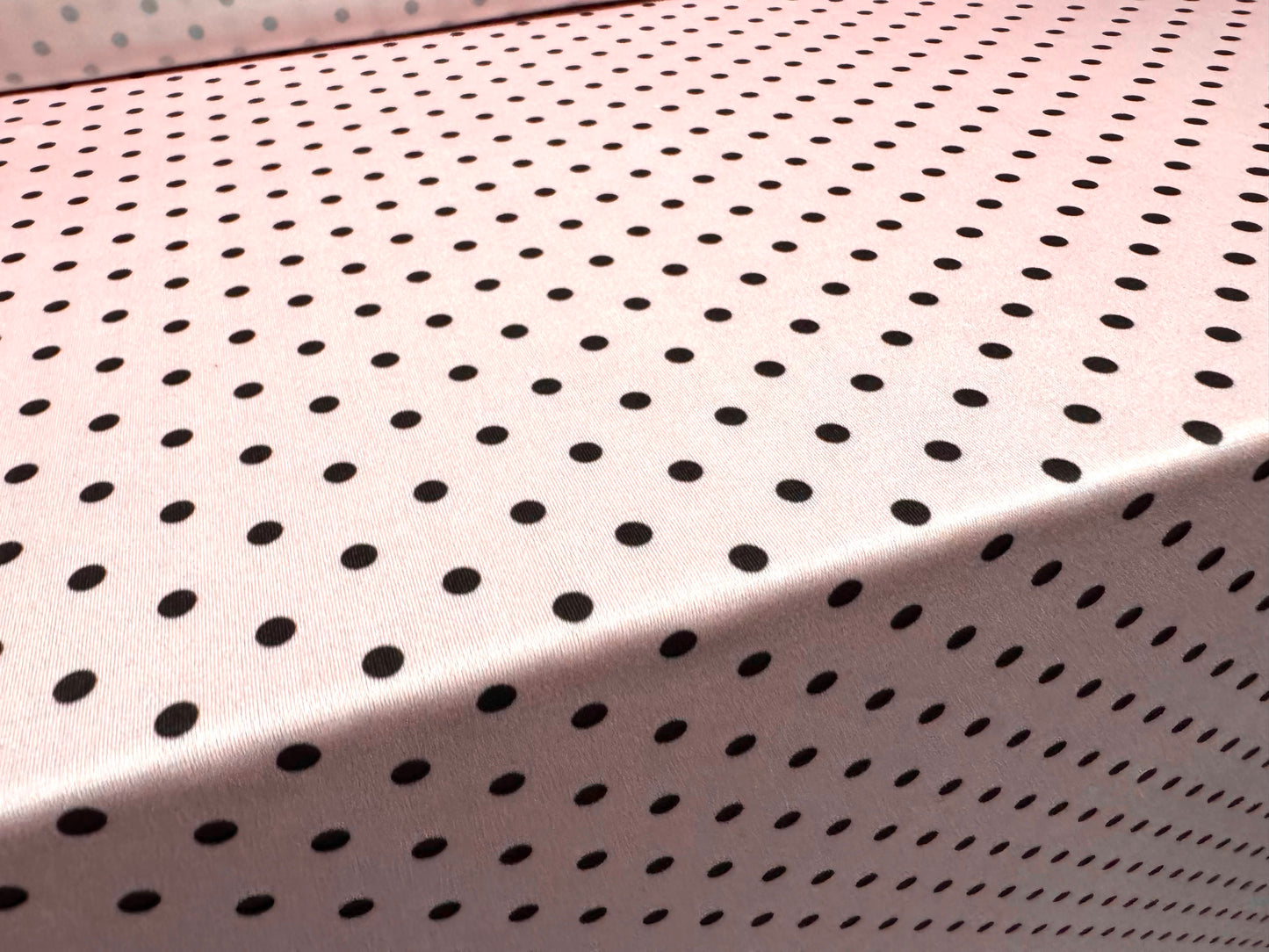 ITY stretch spandex single jersey fabric, per metre - spot print - baby pink