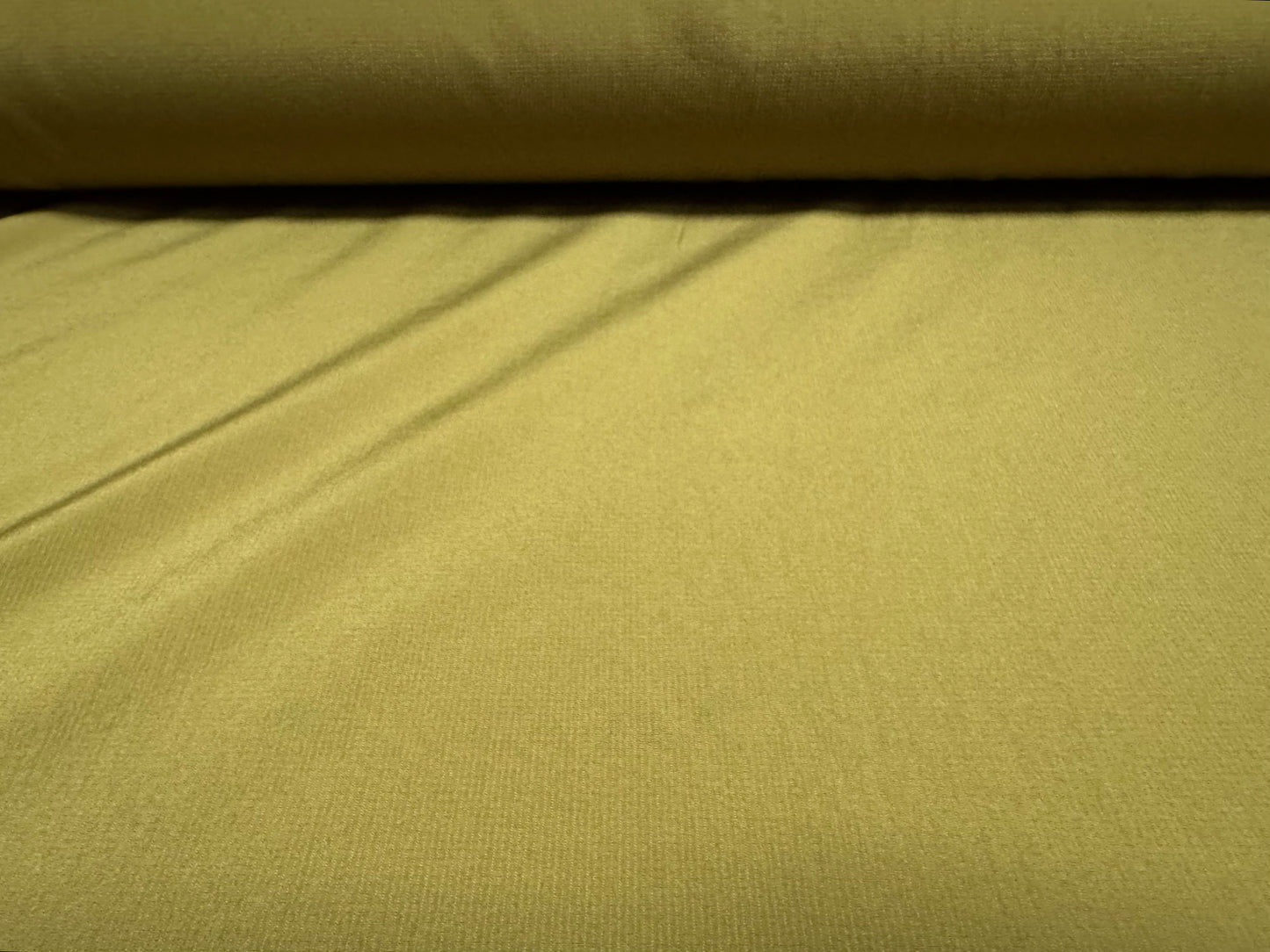 Woven nylon shirt weight fabric, per metre - plain - khaki green