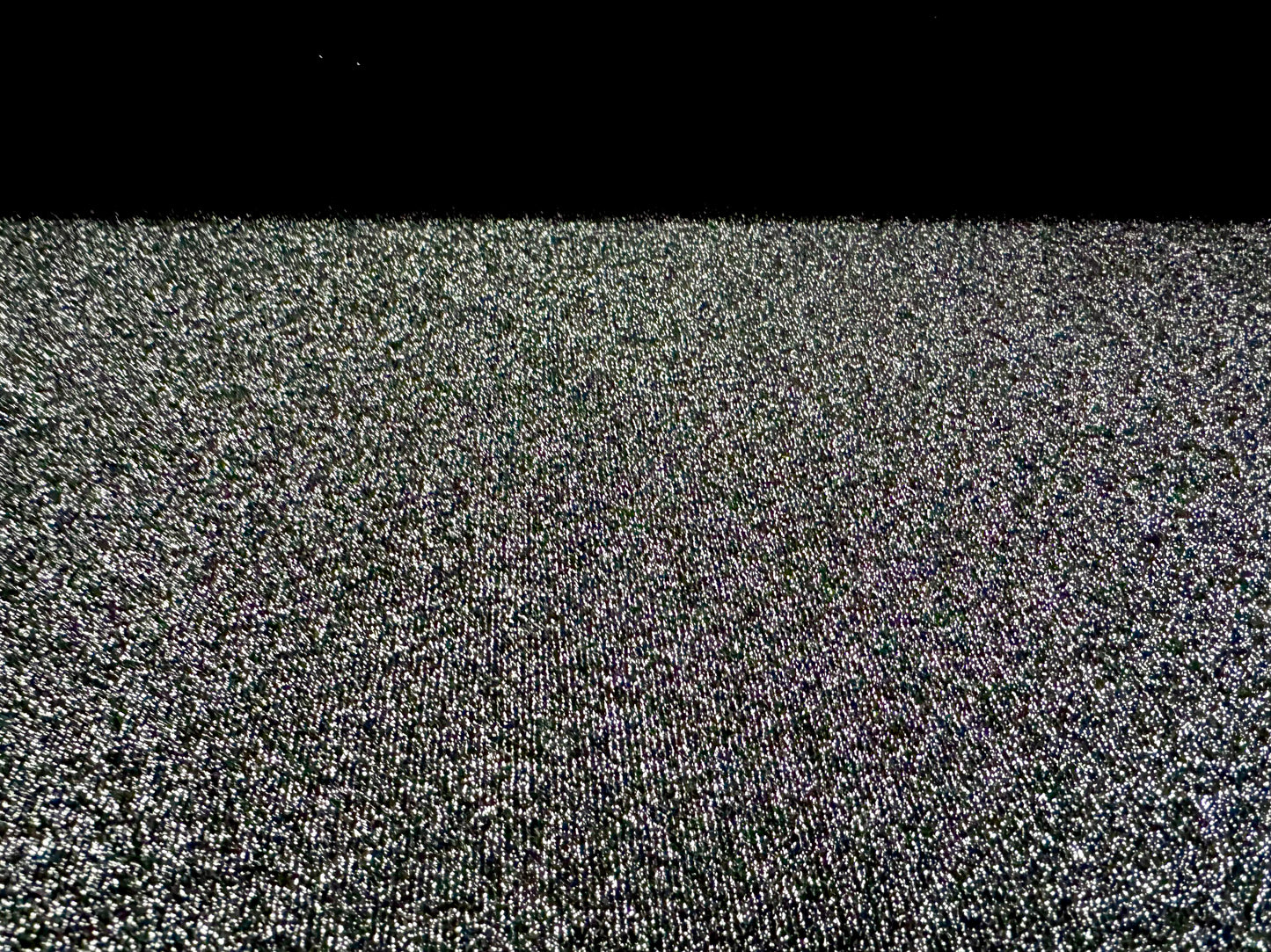 Metallic lurex stretch spandex jersey fabric, per metre - silver black