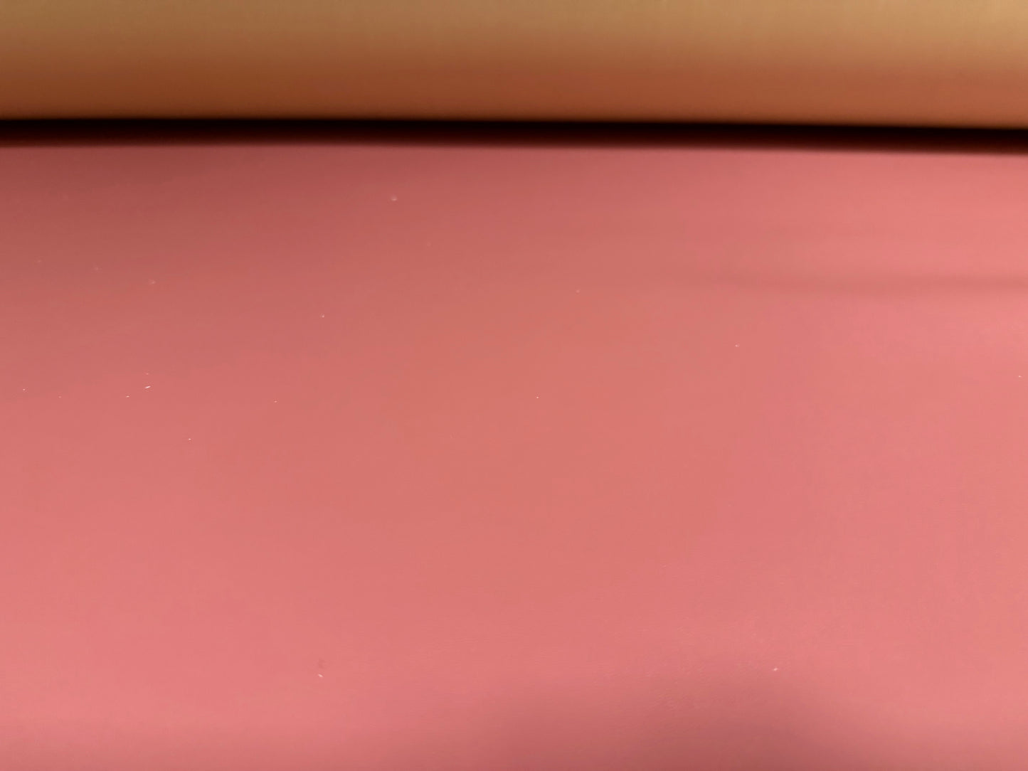Faux leather pvc coated fabric, per metre - plain - dusky pink