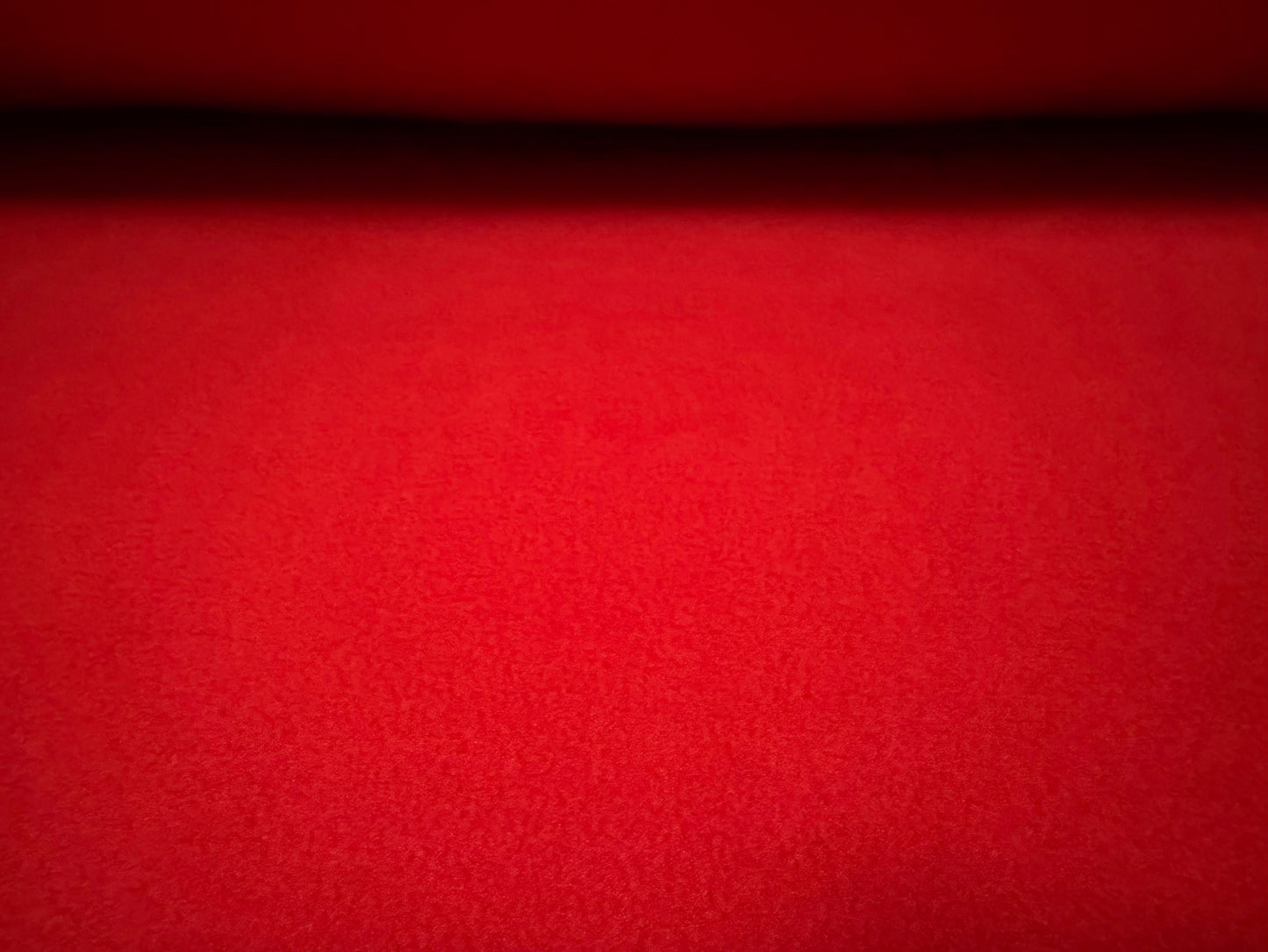 Polar fleece fabric, per metre - plain - red